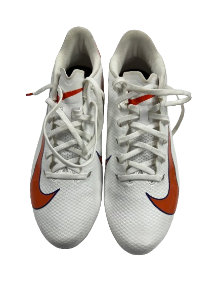 Andrew Mukuba Clemson Football Player Exclusive Nike Vapor Low Cleats (Size 10)