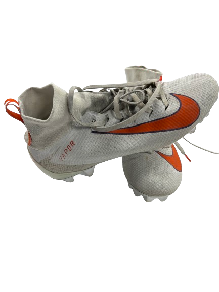 Andrew Mukuba Clemson Football Player Exclusive Nike Vapor Worn Cleats (Size 9.5)