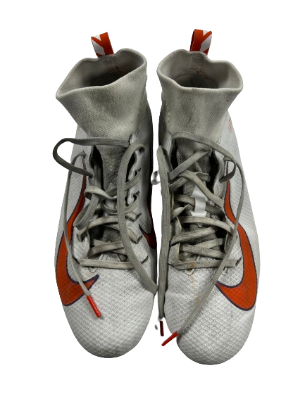 Andrew Mukuba Clemson Football Player Exclusive Nike Vapor Worn Cleats (Size 9.5)
