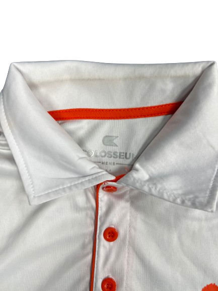Andrew Mukuba Clemson Football Team Issued Polo Shirt (Size M)