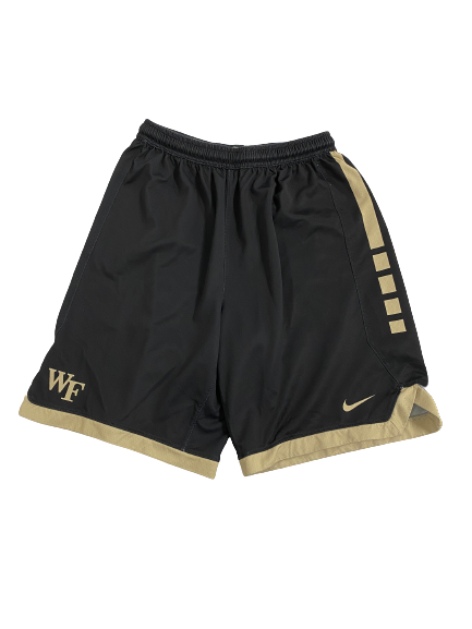 Lucas Taylor Wake Forest Basketball Player-Exclusive Practice Shorts (Size L)