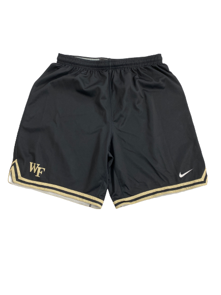 Lucas Taylor Wake Forest Basketball Player-Exclusive Practice Shorts (Size XL)