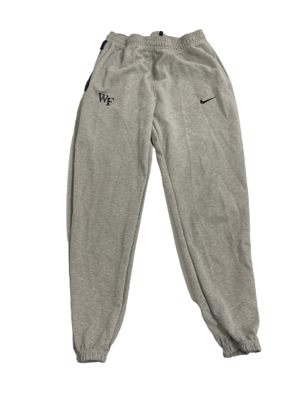 Lucas Taylor Wake Forest Basketball Team-Issued Sweatpants (Size LT)