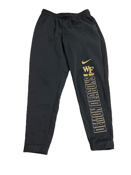 Lucas Taylor Wake Forest Basketball Team-Issued Sweatpants (Size L)