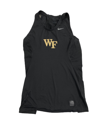 Lucas Taylor Wake Forest Basketball Team-Issued Compression Tank (Size L)