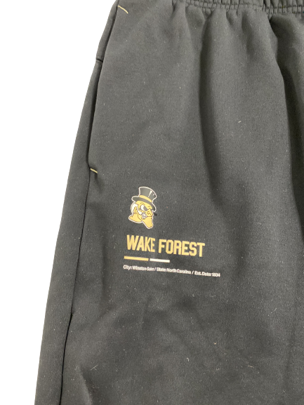 Lucas Taylor Wake Forest Basketball Team-Issued Sweatpants (Size L)