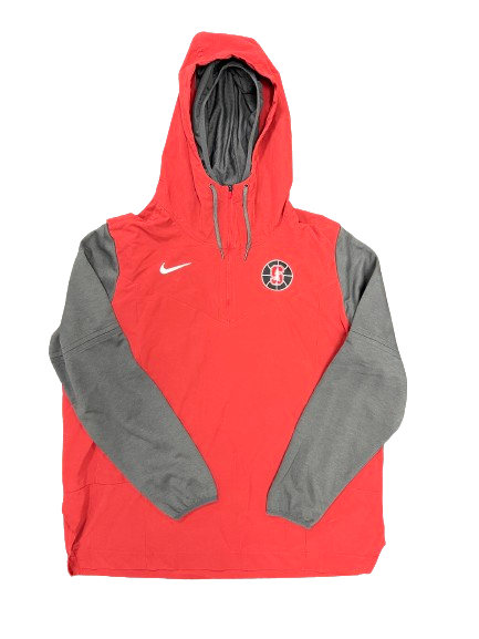 James Keefe Stanford Basketball Player Exclusive Quarter-Zip Windbreaker Jacket (Size XL)