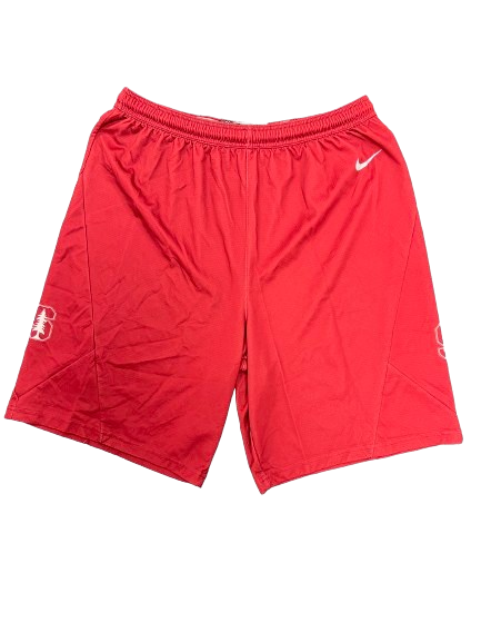 James Keefe Stanford Basketball Player Exclusive Practice Shorts (Size XL)