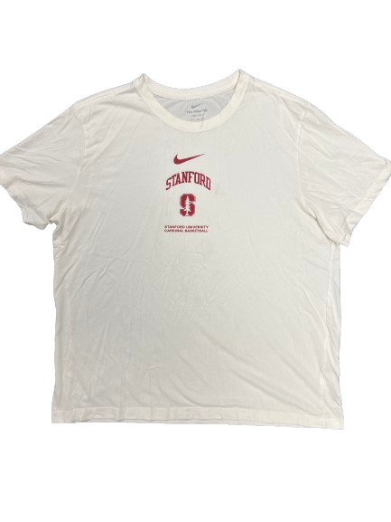 James Keefe Stanford Basketball Team Issued Workout Shirt (Size XL)