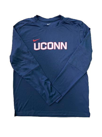Matt Garry UConn Basketball Team Issued Long Sleeve Shirt (Size L)