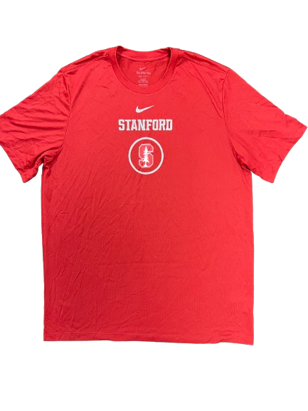 James Keefe Stanford Basketball Team Issued Workout Shirt (Size XLT)