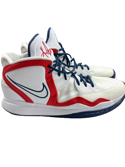 Matt Garry UConn Basketball Player Exclusive "KYRIE INFINITY" Shoes (Size 13)