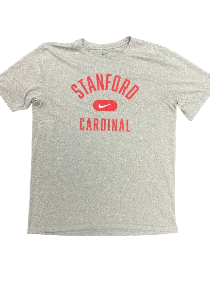 James Keefe Stanford Basketball Team Issued Workout Shirt (Size XLT)