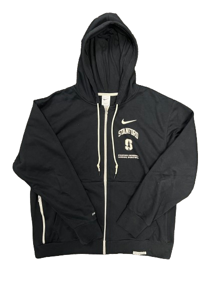 James Keefe Stanford Basketball Player Exclusive Premium Zip-Up Jacket (Size XL)