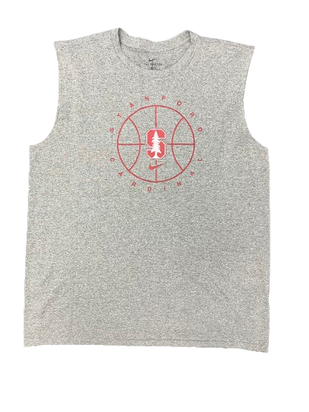 James Keefe Stanford Basketball Player Exclusive "SELFLESS" Workout Tank (Size XLT)