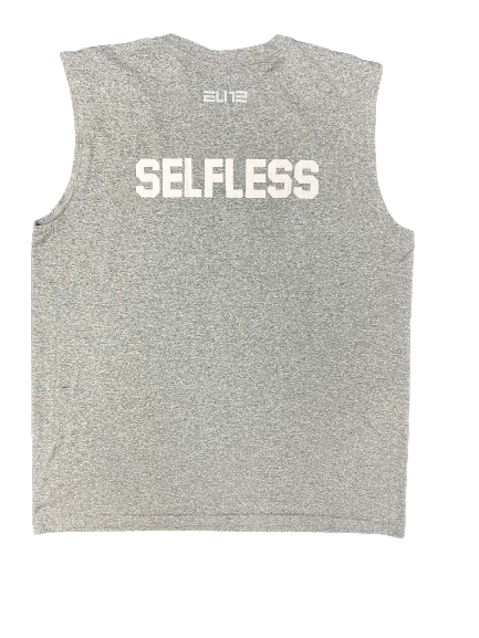 James Keefe Stanford Basketball Player Exclusive "SELFLESS" Workout Tank (Size XLT)