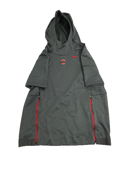 Musa Jallow Ohio State Basketball Player-Exclusive Short Sleeve Travel Hoodie (Size L)