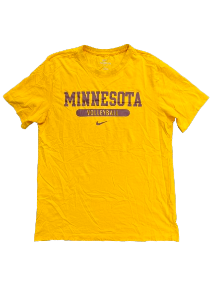 Kylie Murr Minnesota Volleyball Team Issued T-Shirt (Size M)