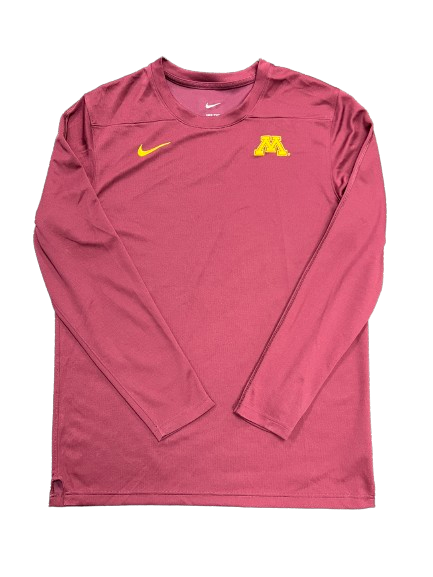 Kylie Murr Minnesota Volleyball Team Issued Long Sleeve Shirt (Size L)