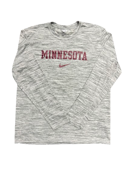 Kylie Murr Minnesota Volleyball Team Issued Long Sleeve Shirt (Size L)