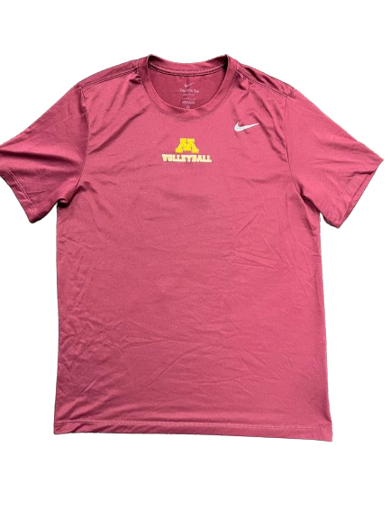 Kylie Murr Minnesota Volleyball Team Issued Practice Shirt with 