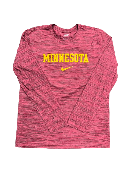 Kylie Murr Minnesota Volleyball Team Issued Long Sleeve Shirt (Size L)