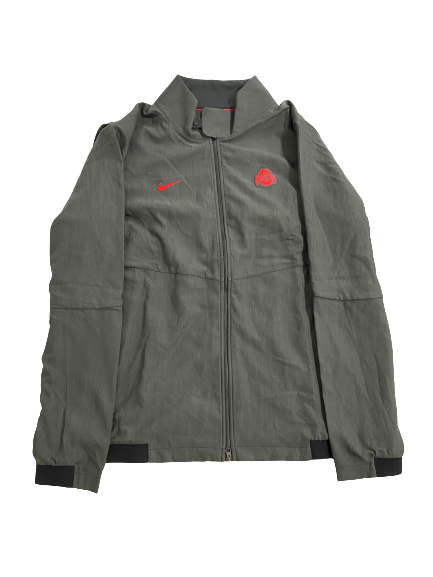 Musa Jallow Ohio State Basketball Team-Issued Zip-Up Jacket (Size XL)