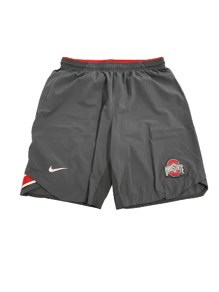 Musa Jallow Ohio State Basketball Team-Issued Shorts (Size L)