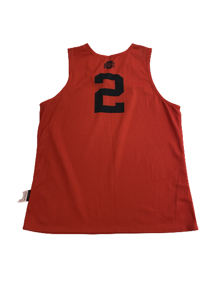 Musa Jallow Ohio State Basketball Player-Exclusive "LeBron" Reversible Practice Jersey (Size L)