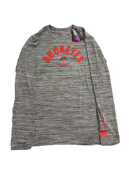 Musa Jallow Ohio State Basketball Team-Issued Long Sleeve Shirt (Size LT) - New with Tags