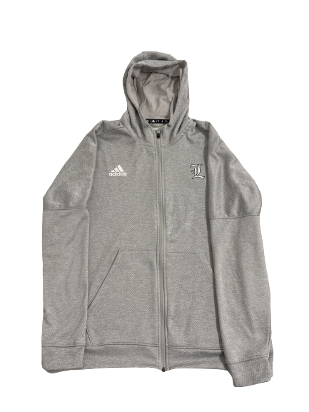 Cole Hikutini Louisville Football Team-Issued Zip-Up Jacket (Size XL)