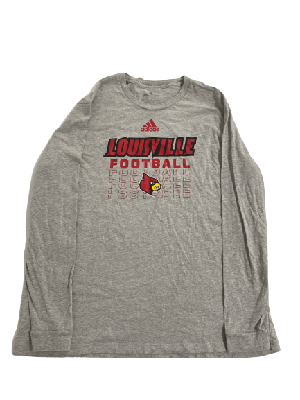 Cole Hikutini Louisville Football Team-Issued Long Sleeve Shirt (Size 2XL)