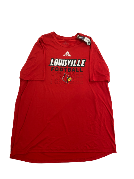 Cole Hikutini Louisville Football Team-Issued T-Shirt (Size 2XLT) - New with Tags