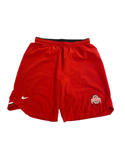 Musa Jallow Ohio State Basketball Team-Issued Shorts (Size L)