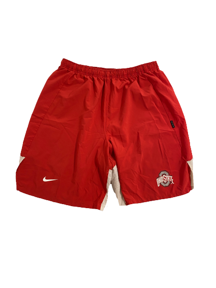 Musa Jallow Ohio State Basketball Team-Issued Shorts (Size L)