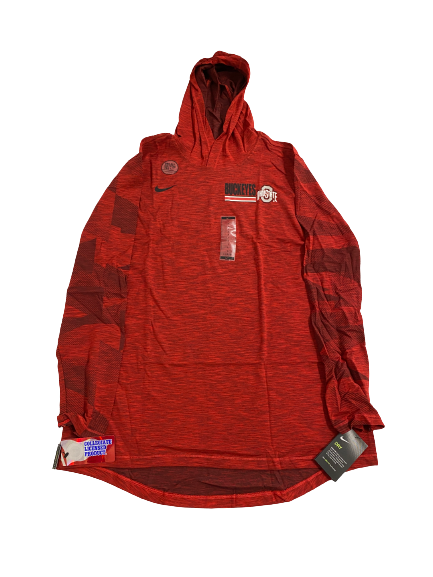 Musa Jallow Ohio State Basketball Team-Issued Performance Hoodie (Size L) - New with Tags