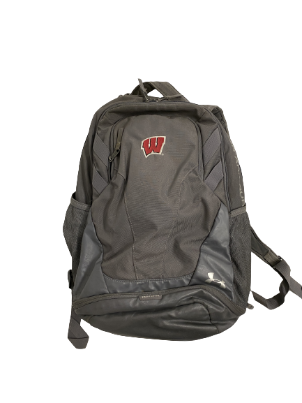 Garrett Groshek Wisconsin Football Team-Issued Travel Backpack