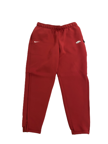 Connor Noland Arkansas Baseball Team-Issued Sweatpants (Size XL)