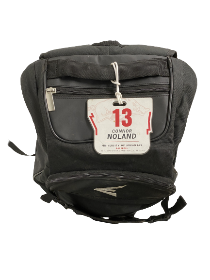 Connor Noland Arkansas Baseball Player-Exclusive Backpack With Player Tag