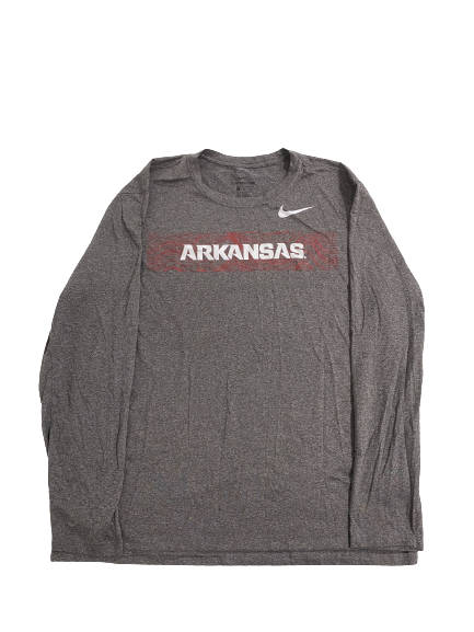 Connor Noland Arkansas Baseball Team-Issued Long Sleeve Shirt (Size XL)