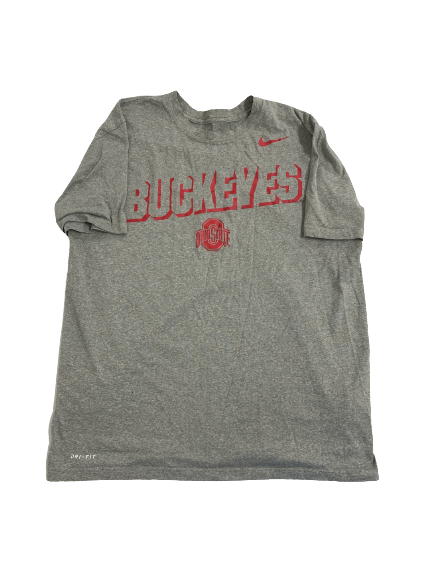 Musa Jallow Ohio State Basketball Team-Issued T-Shirt (Size L)