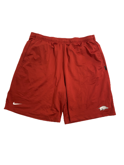 Connor Noland Arkansas Baseball Team-Issued Shorts (Size XL)