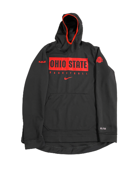 Musa Jallow Ohio State Basketball Player-Exclusive "LeBron" Travel Sweatshirt (Size L)