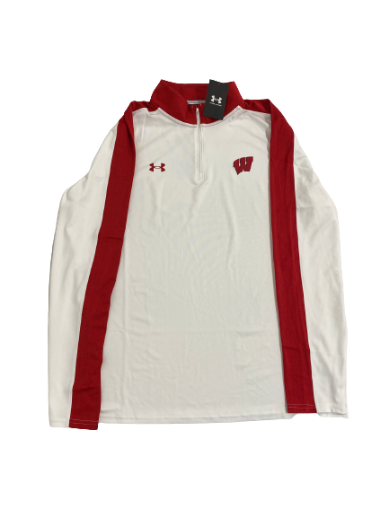 Khalil Iverson Wisconsin Basketball Team-Issued Quarter-Zip Pullover (Size XL) (New With $75 Tag)