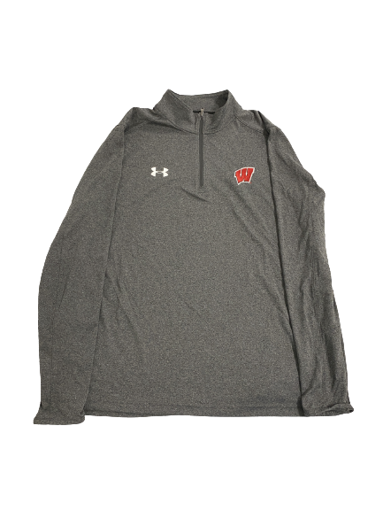 Wisconsin Basketball Team Issued Quarter-Zip Pullover (Size XL)