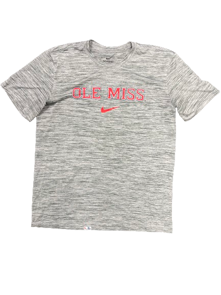 Larry Simmons Ole Miss Football Team Issued T-Shirt (Size L)