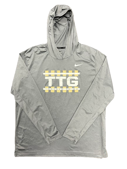 TJ Sheffield Purdue Football Player Exclusive "Trained To Go" Performance Hoodie (Size XL)