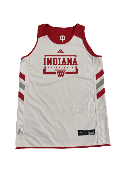 Race Thompson Indiana Basketball SIGNED Player Exclusive Reversible Practice Jersey (Size L)