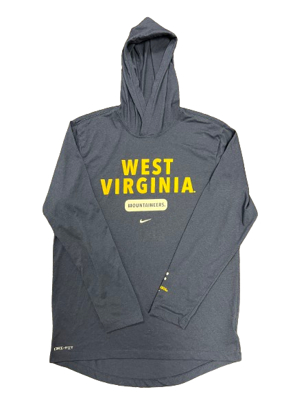 Rashad Ajayi West Virginia Team Issued Performance Hoodie (Size M)