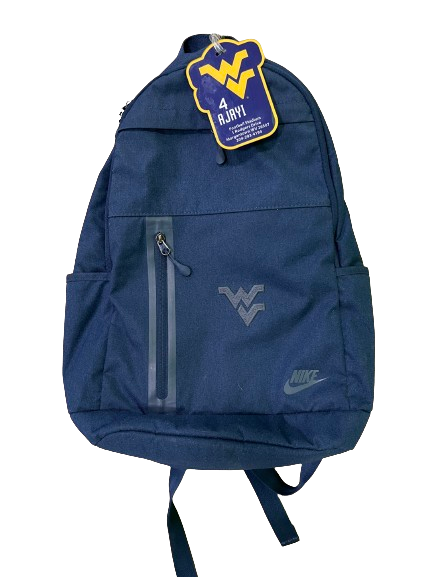 Rashad Ajayi West Virginia Player Exclusive Backpack With Player Tag